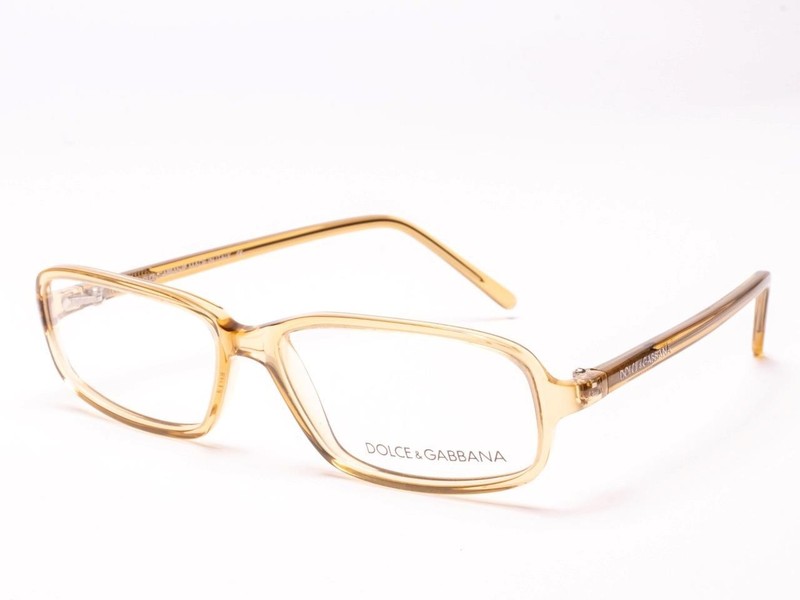 Dolce & Gabbana DG 550 Eyeglasses Crystal Beige 631 Authentic 55mm