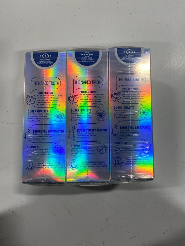 Durex Air Extra Thin Transparent Natural Rubber Latex Condoms 30 Ct. 3-Pack gallery