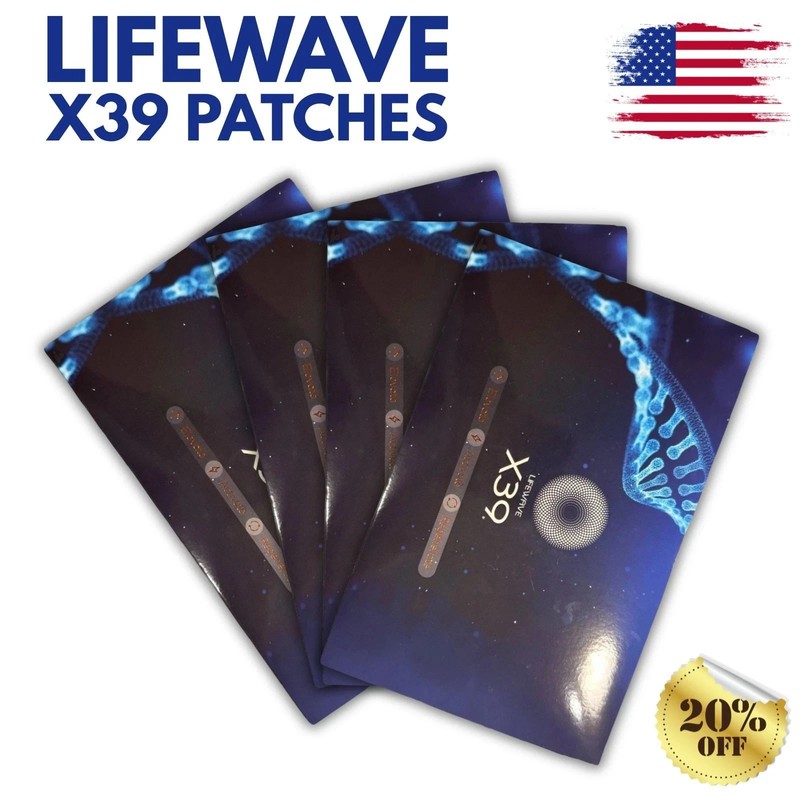 LIFEWAVE X39 Patches 30 – Elevate, – Activate, Patches Regenerate package of 4