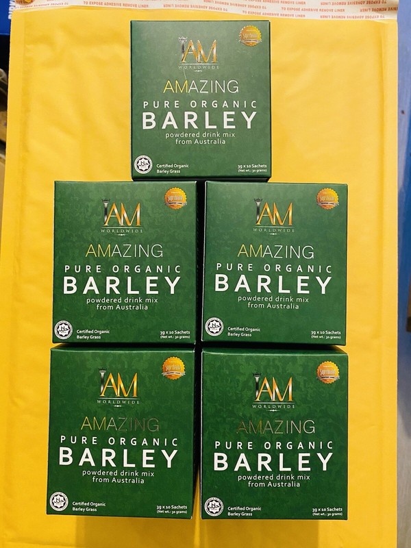 Amazing Pure Organic Barley 5 bxs $140