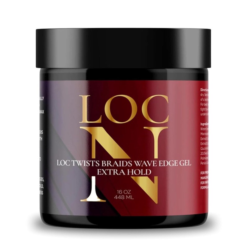 LOC N GEL LOC Twists Braids Wave Edge Gel 16 OZ. Extra Hold – Free Shipping
