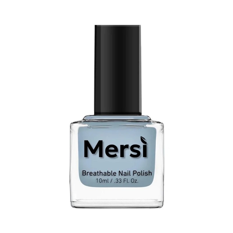 Matterhorn Blue | Mersi Cosmetics | Breathable Halal Nail Polish | Vegan
