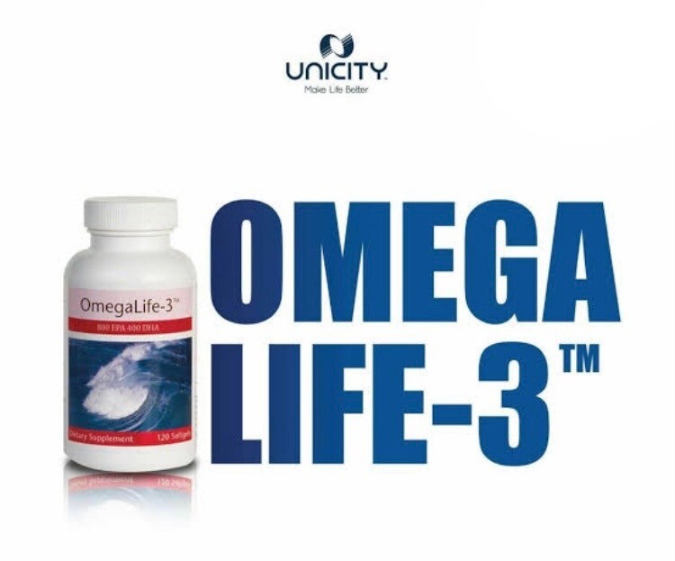 Fish Oil Omega Life-3 Pure Orange Zest Oil No Fishy Taste soft gel 120 capsule