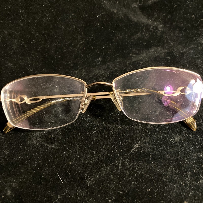 Falansidun Titanium Frameless Eyeglasses F-154 53 17 138 Col 1