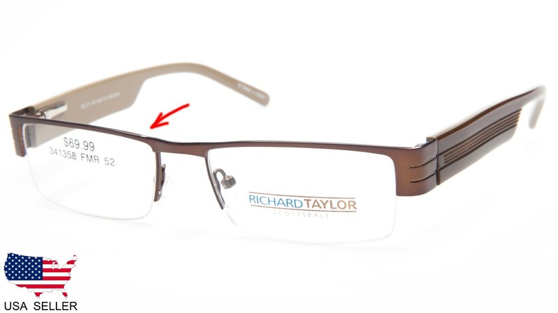 NEW Richard Taylor SCOTTSDALE SHELDON EYEGLASSES GLASSES 52-17-140 B27mm «READ»