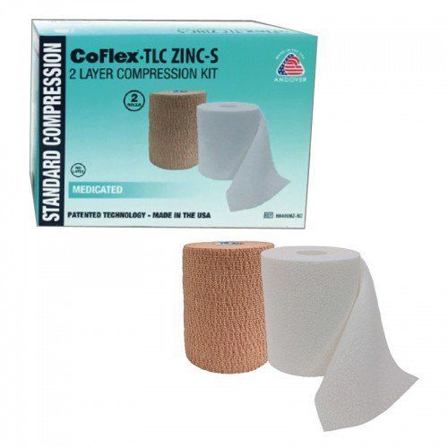 CoFlex TLC Zinc with Indicators Self-adherent / Pull On Closure 2 Layer