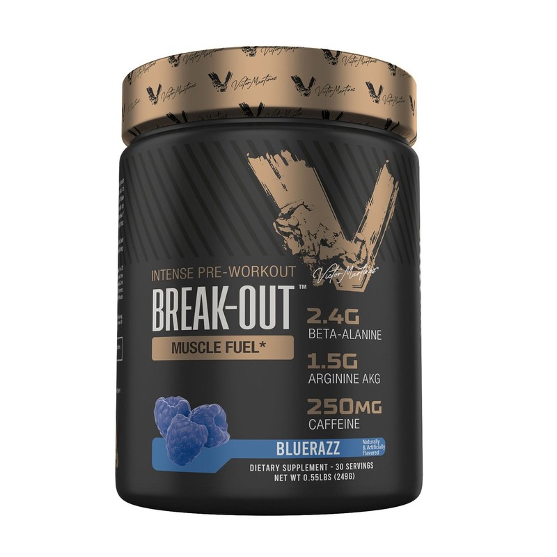 Victor Martinez Break-Out Pre-Workout – Blue Razz – 30 Servings
