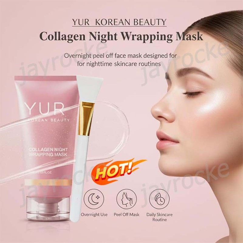 Collagen Mask, Collagen Night Wrapping Mask, Korean Skin Care Collagen Overnight