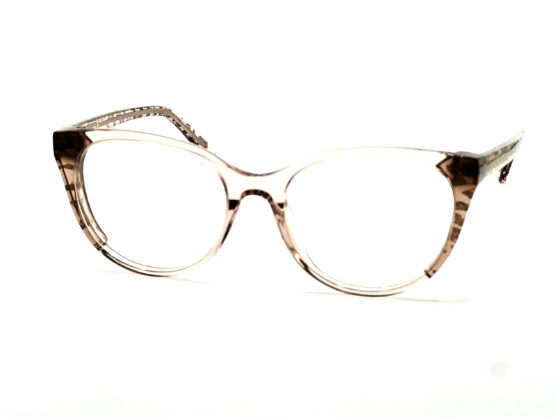 AUTHENTIC bebe BB5208 200 Topaz Animal Women Cat Eye Eyeglasses 52mm 17 135