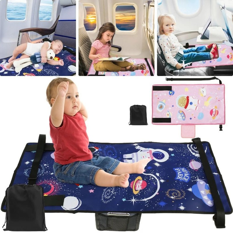 Kids Airplane Footrest Toddler Kids Hammock Travel Bed Seat Extender On Plane
