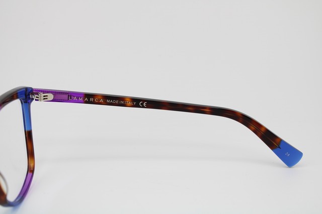 NEW OTTICA VENETA LAMARCA MOSAICO 154 03 BLUE PURPLE AUTHENTIC EYEGLASSES 54-17 gallery