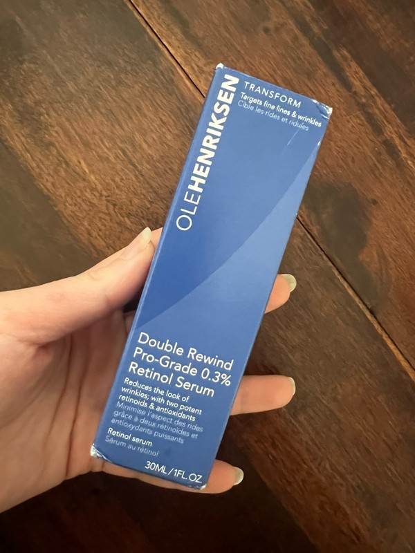 Ole Henriksen Double Rewind Pro-Grade 0.3% Retinol Serum, 1 fl oz (30mL), NEW