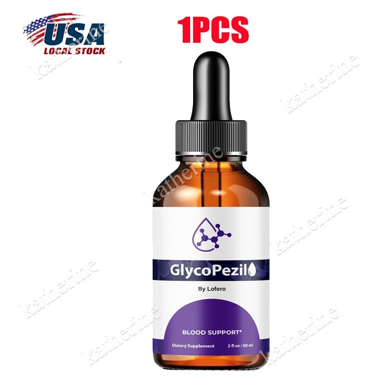(5 Pack) Glycopezil Blood Support Drops Glyco Pezil Vitamin Supplement 150 Servs