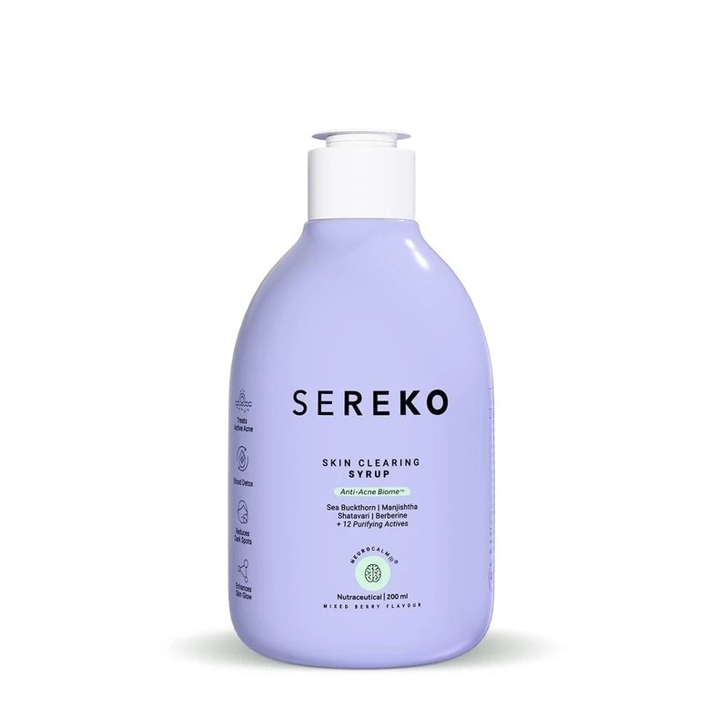Sereko Skin Clearing Syrup Acne & Pimple Control With Sea Buckthorn, 200ml