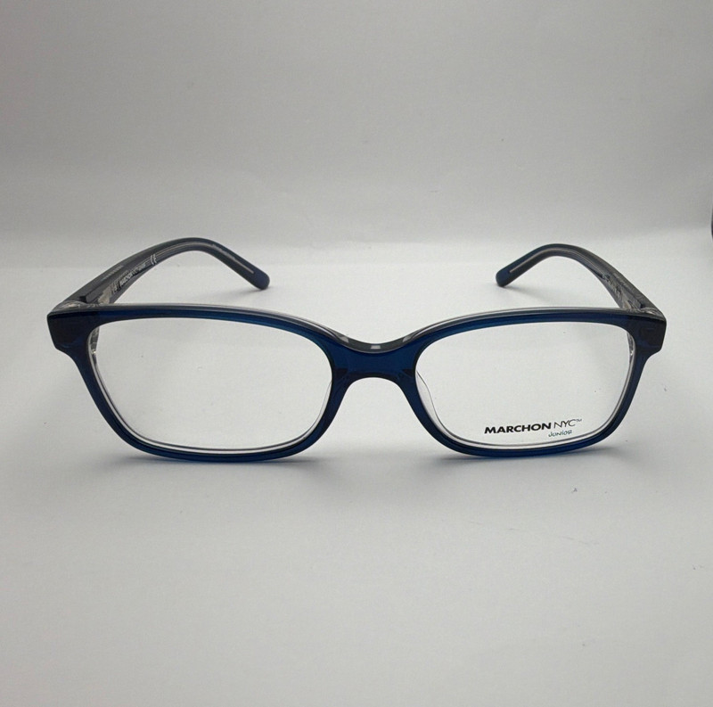 Marchon NYC Junior M-5003 40 Blue 50/16 130 Star Full Rim Eyeglass Frames 4942