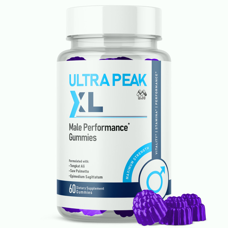 (1 Pack) Ultra Peak XL Gummys Advanced Male Support Supplement 60 Gummies