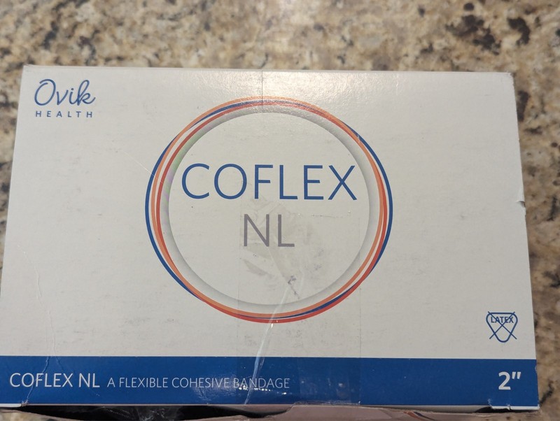 Ovik Health Coflex NL 2″ Coban Flexible Cohesive Bandage 12 Pack x 5 yds Colors