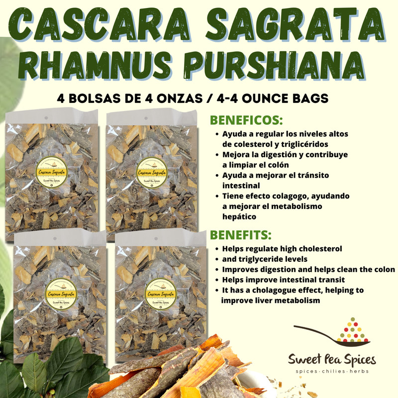 Cascara Sagrada Bark 1 Lb-453g. (4/4 oz) Herbal/Tea, LAXATIVE, COLON CLEANSE