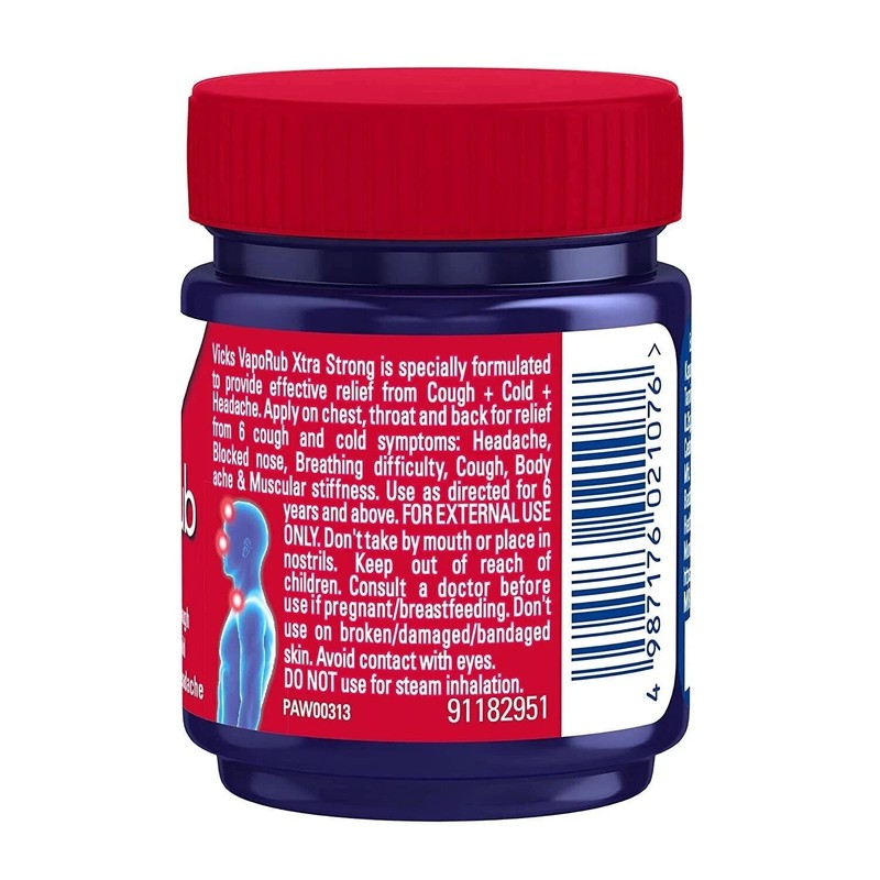 Vicks VapoRub Xtra Strong, 50 ml pack gallery