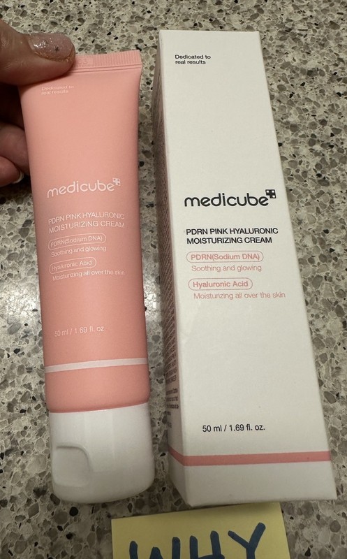 Medicube PDRN Pink Hyaluronic Moisturizing Cream 1.69oz/50mL EXP 03/2028 FULL SZ