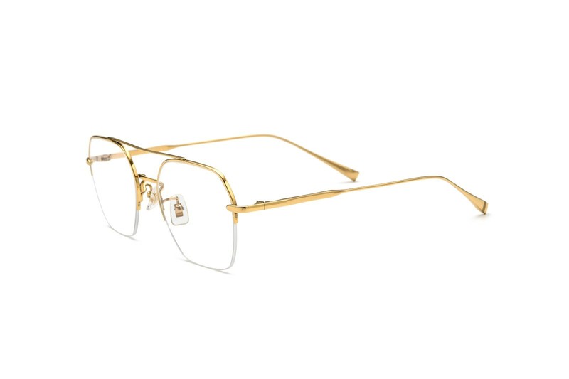 New Pure Beta Titanium Men Woman Eyeglass Frames Half Glasses RX able Eyewear