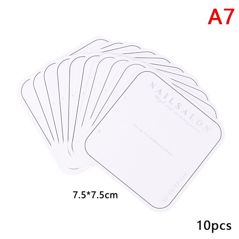 10Pcs Nail Packaging Display Cardboard Fake Nails Card For Press On Nails gallery