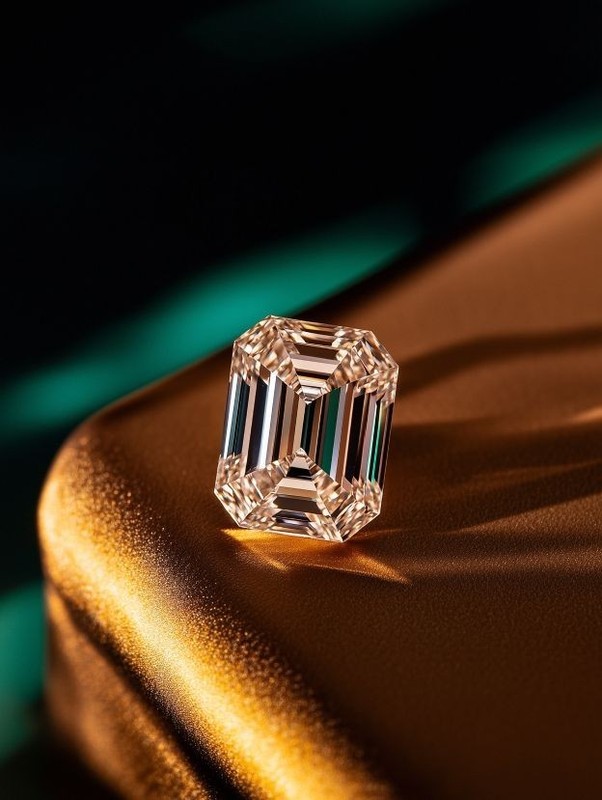 Natural D Color Loose 10.00 Ct Emerald Cut Lab Grown CVD Diamond VVS1 Certified