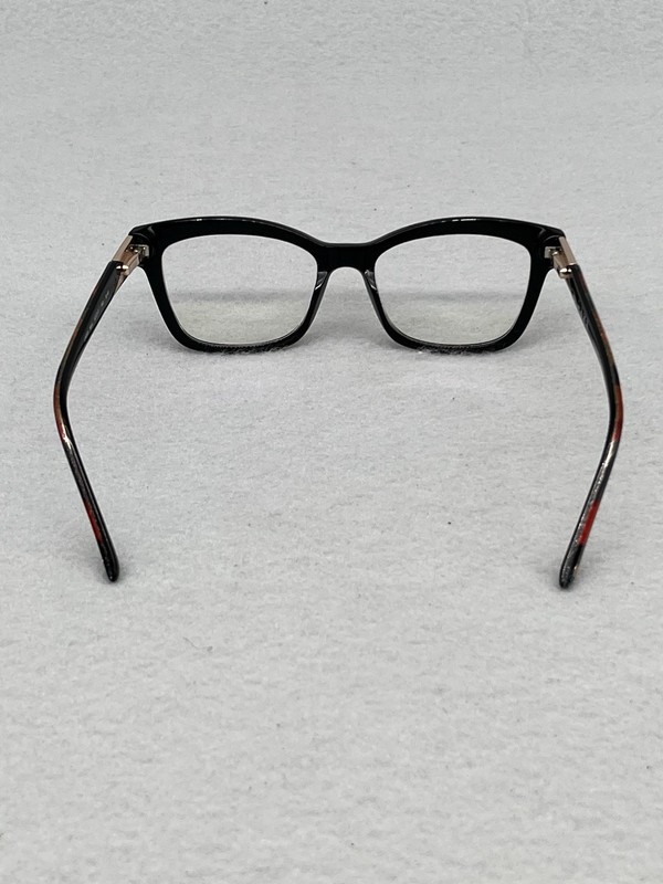 Authentic L.A.M.B Eyeglasses Frames Only Multicolor Sparkle & Leather Case LA083 gallery