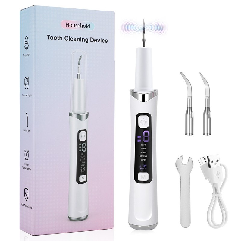 Ultrasonic Tooth Cleaner Electric Dental Scaler Tartar Plaque Calculus Remover