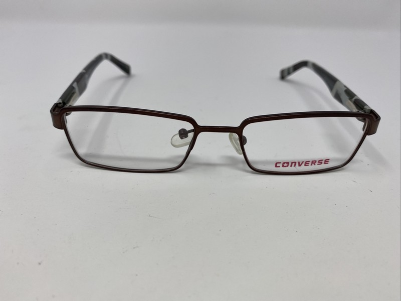 CONVERSE EYEGLASSES FRAME K012 BROWN 47/16/125 FULL RIM JA99