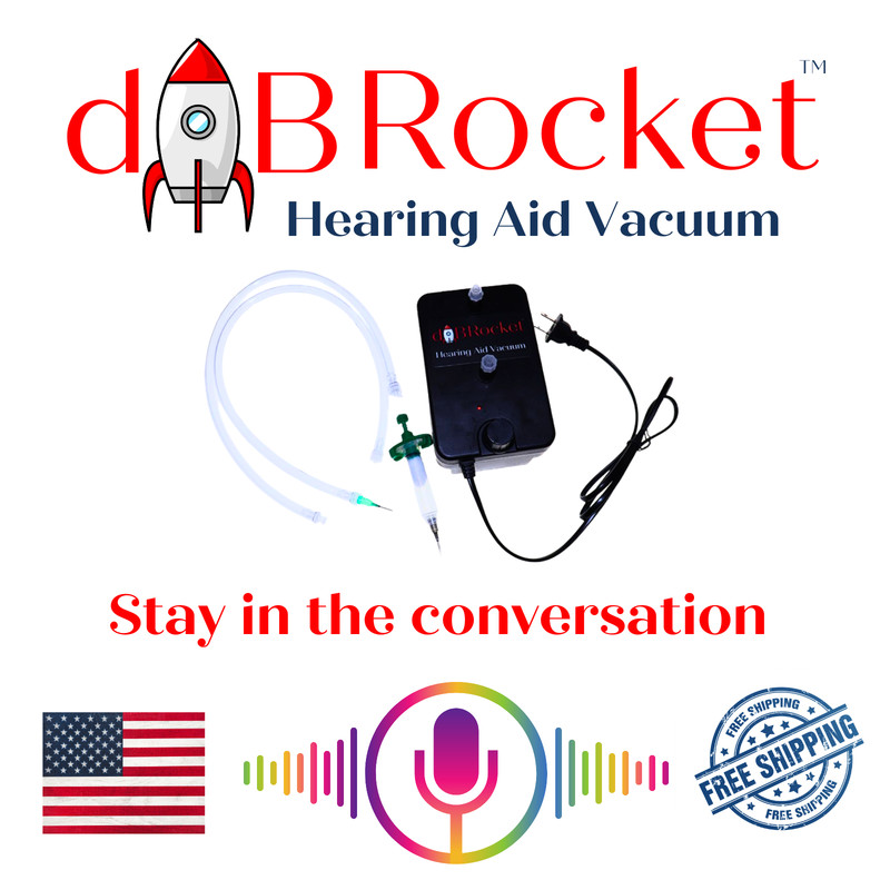 Hearing Aid Cleaning Vacuum | Stay in the Conversation | dB Rocket
