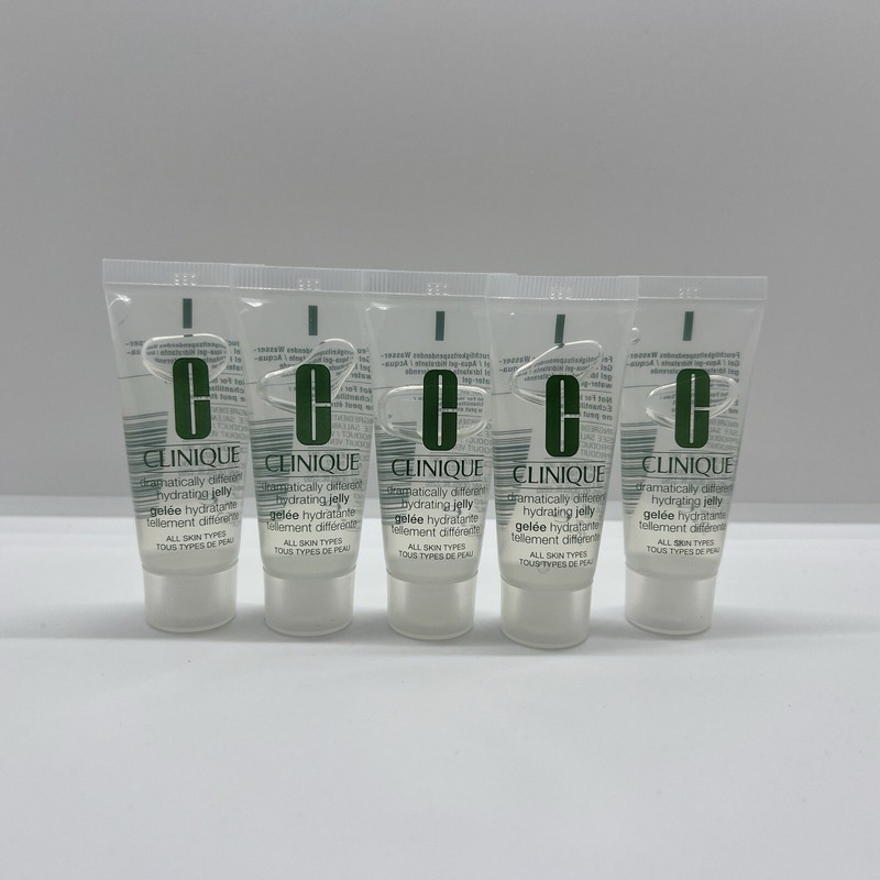 5x Clinique Dramatically Different Hydrating Jelly 0.5oz Each Travel Size Sample