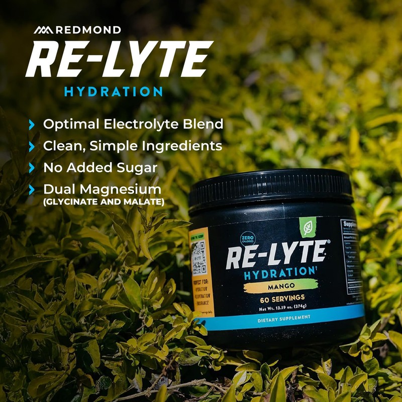 REDMOND Re-Lyte Hydration Electrolyte Powder Mix 60 Servings (Pack of 1) gallery