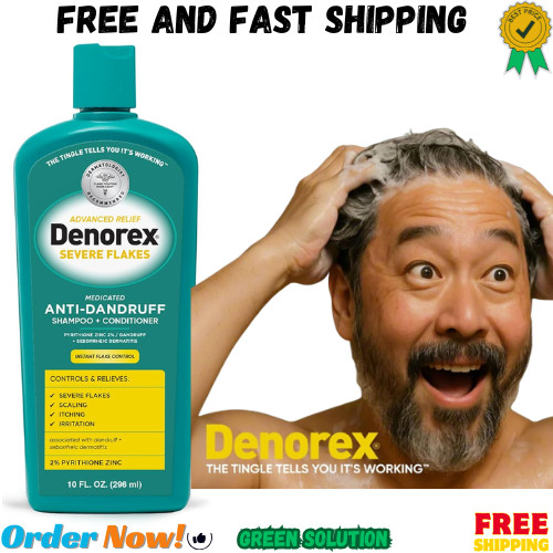 Denorex Advanced Relief Anti-Dandruff 2-in-1 Shampoo & Conditioner 10oz