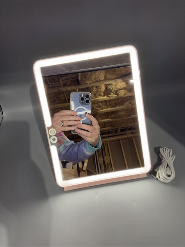 Makeup Mirror with Lights, 2000 mAh USB Rechargeable 3 Colors gallery