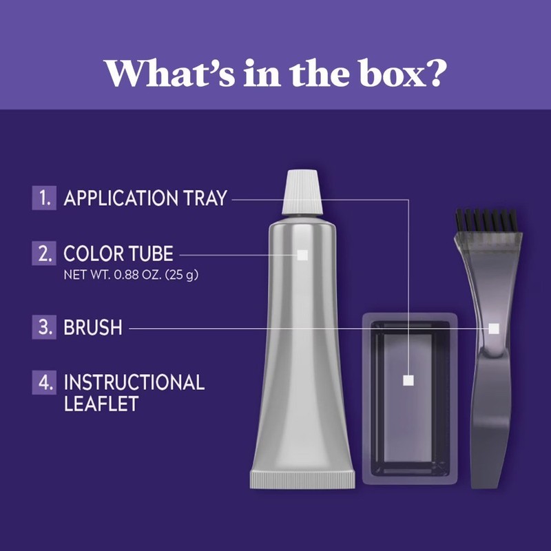 Touch of Gray Mustache and Beard Hair Color with Comb Applicator gallery