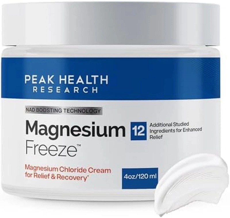 Magnesium Freeze -Topical Magnesium Cream with Niacinamide For Joints Low Back