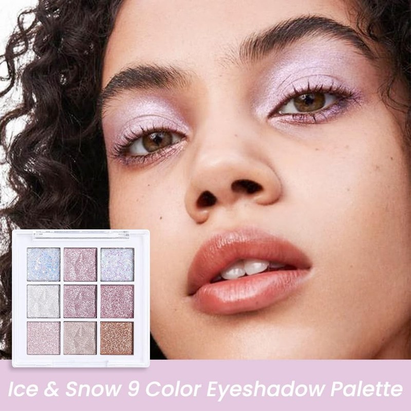 Eye Shadow Palette Makeup,Pink White Purple Glitter Shimmer Sparkle Warm Pastel gallery