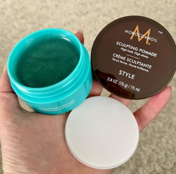 NIB 100% Authentic Moroccanoil Strong Hold High Shine Sculpting Pomade, 2.6 oz gallery