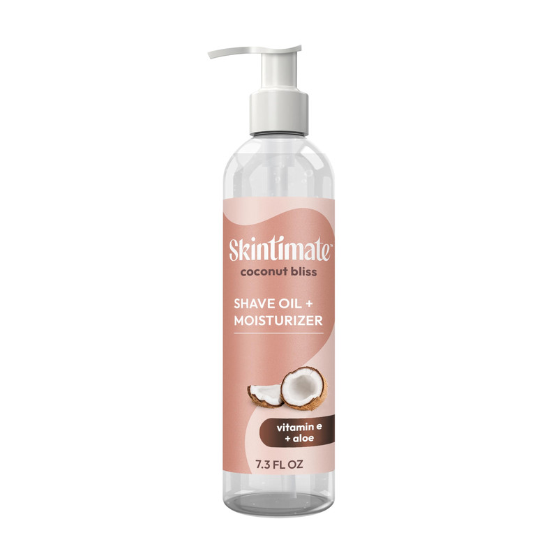 Skintimate 2-In-1 Shave Oil Moisturizer Coconut Bliss 7.3Oz Shaving Oil After