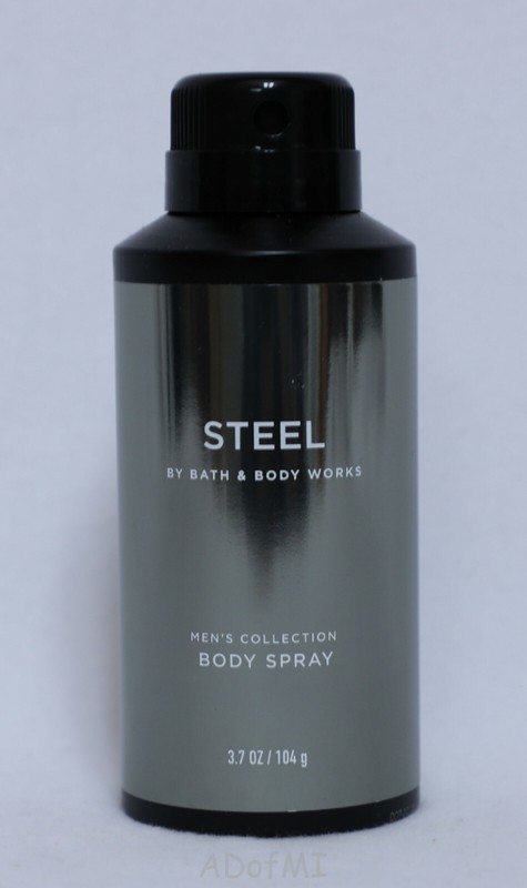 Bath & Body Works Steel Men’s Collection Deodorizing Body Spray 3.7 fl oz