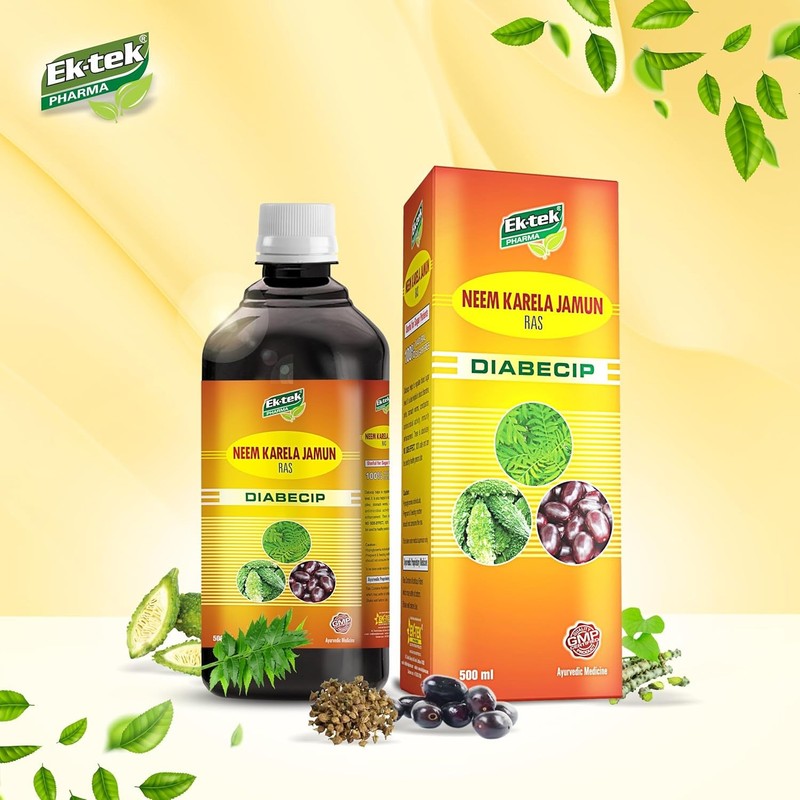 EKTEK PHARMA DIABECIP JUICE | NEEM KARELA JAMUN 500ML gallery