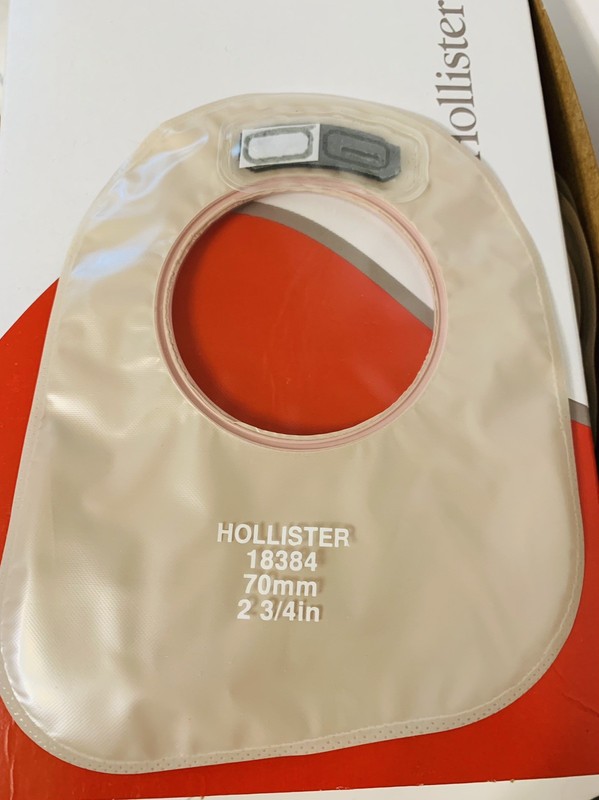 30 Hollister 18384 New Image 2-Pc 7” Closed Mini Ostomy Pouch 2-3/4″ Pack /30