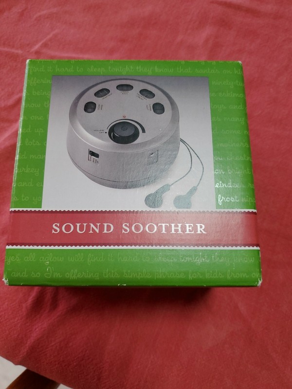 Sound Soother White Noise Sound Machine 30-60 Minute Timer Earphones Target NEW