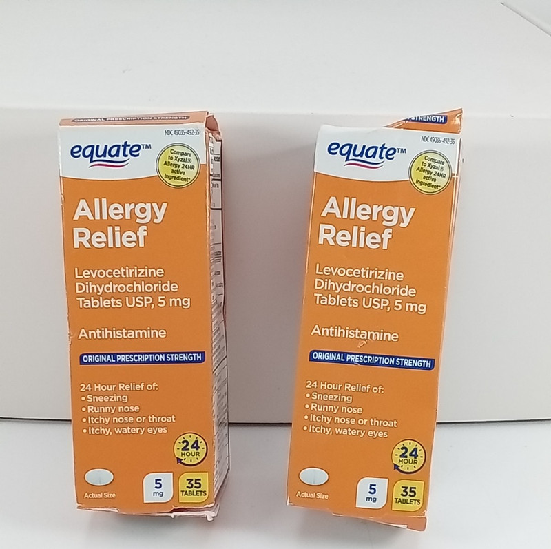 2 EQUATE ALLERGY RELIEF BB DATE 09/2026