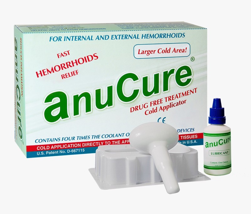 AnuCure Hemorrhoid Relief Device – 100% Natural Cooling, Reusable, drug-free