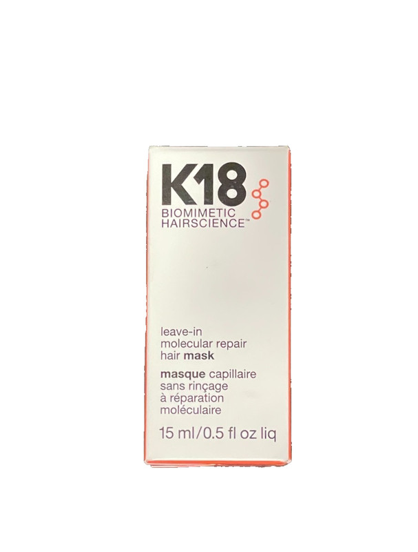 K18 Leave-In Molecular Repair Hair Mask .5 oz | Damage Repair Treatment