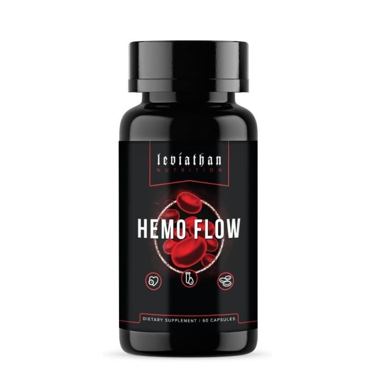 Leviathan Nutrition Hemo Flow Supplement with Nattokinase for Nitric Oxide+