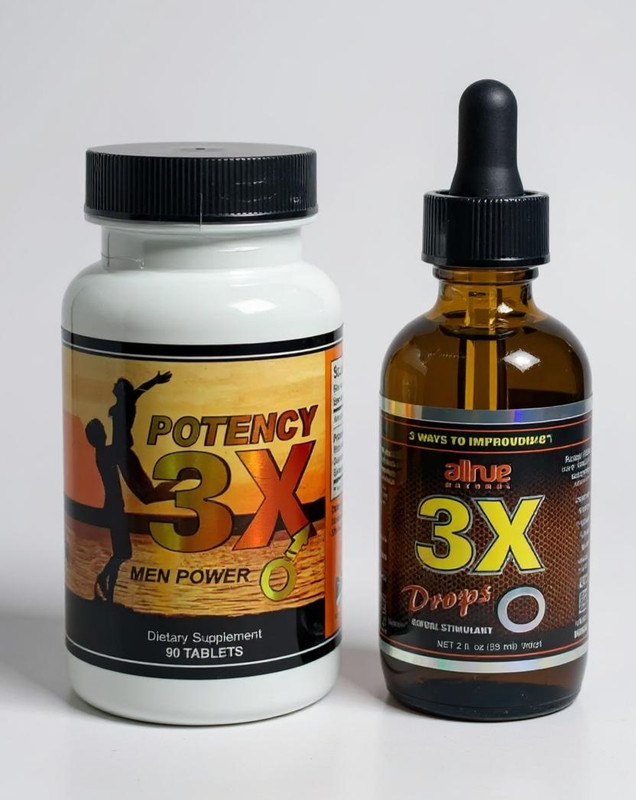 Potency 3X Drops Men Power Sexual Stimulant Estimulante Sexual 90 Tablets