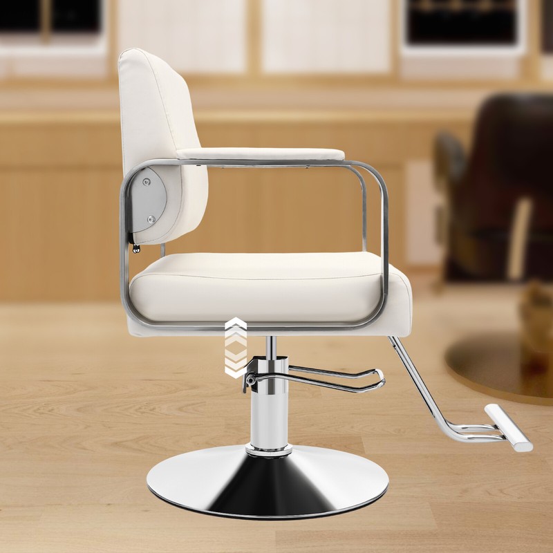 Heavy Duty Beauty Spa Hair 200kg Hydraulic Styling Chair Salon 360 Rotatable